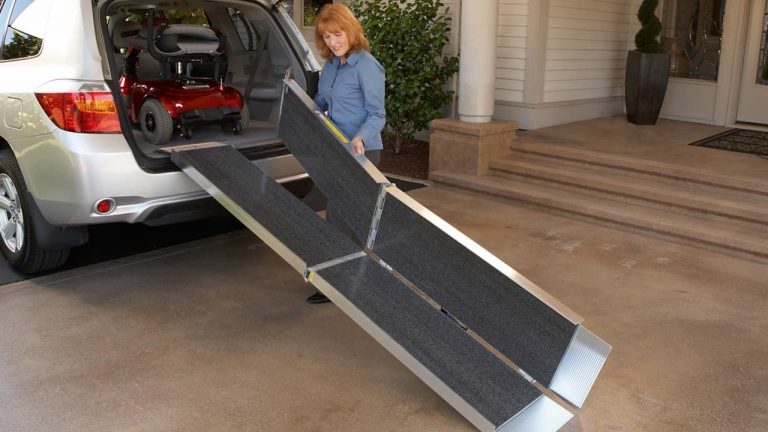 5 Trifold Aluminum Portable Ramp